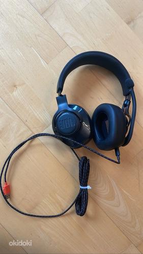 Наушники JBL Quantum 400, черный/синий - Gaming Headset (фото #1)
