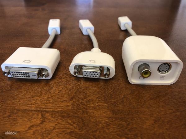 Apple Mini-DVI adapterid > DVI, VGA, S-Video (foto #1)