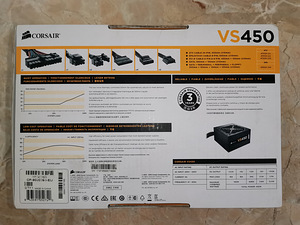 Arvuti toiteallikas Corsair VS450 (2 foto / 6)