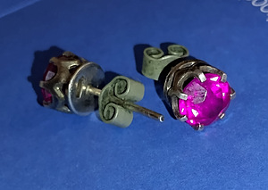 Серебряные серьги