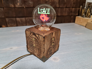 "Loft Style" kodu öövalgus, eksklusiivne romantiline lamp (2 foto / 7)