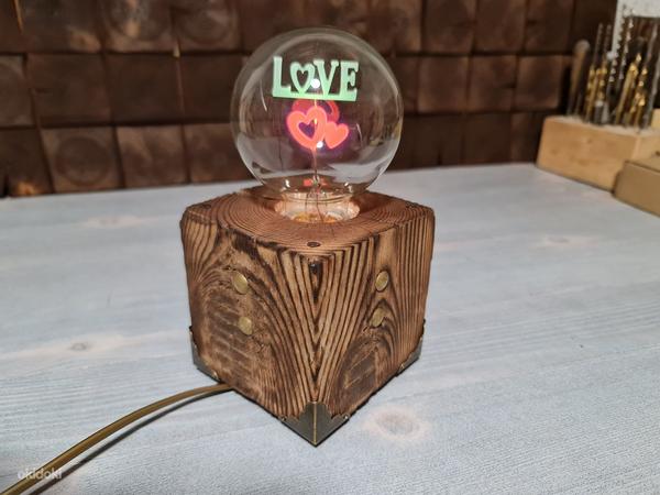 "Loft Style" kodu öövalgus, eksklusiivne romantiline lamp (foto #2)