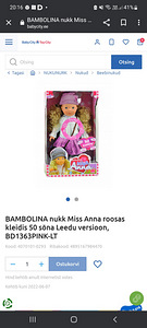 Uus nukk Anna eesti keeles räägitav (3 foto / 4)