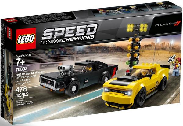 Lego speed champions 2018 dodge challenger srt demon uus (foto #1)