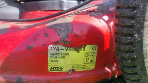 Muruniiduk MTD SP 53 GHW esiveduk (2 foto / 8)