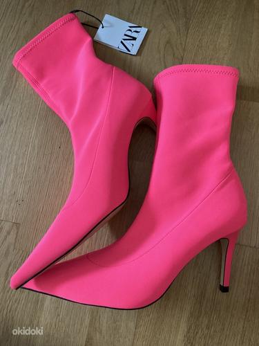 Zara roosad saapad, uued (foto #1)