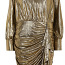 River Island uus kuldne metallik kleit (foto #2)