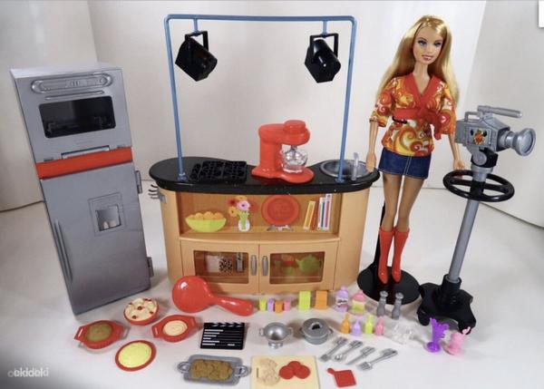Uus Barbie komplekt I can be TV chef (Nukk ja mööbel) (foto #1)