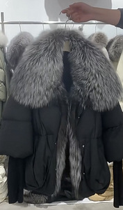Пуховик натуральный лисий мех