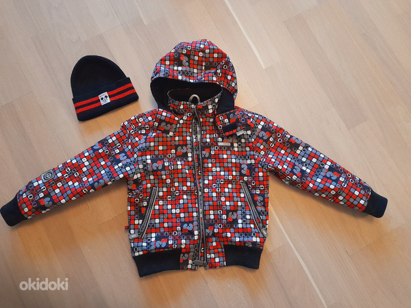 Комплект осень-весна, куртка Lenne 116-122 + шапка и штаны (фото #2)