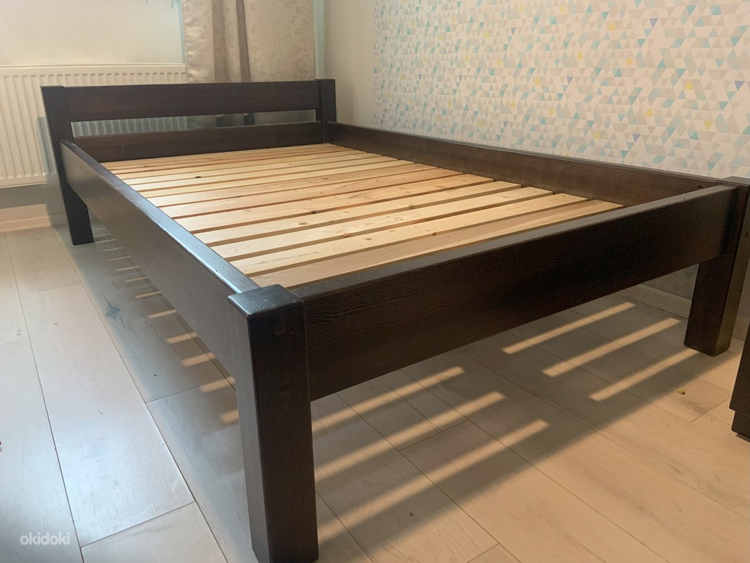 Кровать из массива сосны 120х200 с матрасом Dormeo - Tallinn - Мебель и ...