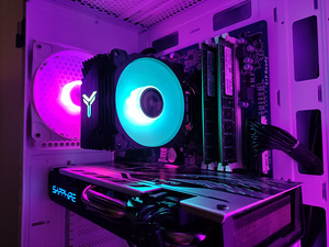 1)Valge mänguriarvuti RX 570 8GB,i5-2500,16GB DDR3,240GB SSD (2 foto / 5)