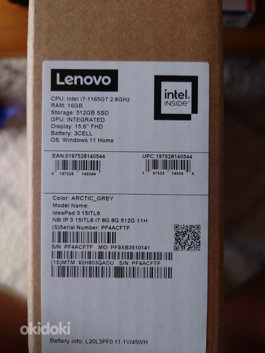 Lenovo IdeaPad 3 i7,16,512SSD,15,6FHD (foto #4)