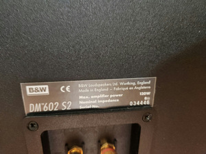 B&W Bowers And Wilkins DM602 S2 2-Way Loudspeaker System (5 foto / 5)