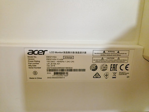 Acer EB321HQU Cbidpx 31.5" WQHD (2560 x 1440) IPS Monitor (3 foto / 3)