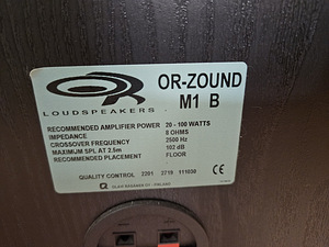 Olavi Räsänen Or ZOUND M1 B HiFi põrandakõlarid (5 foto / 5)