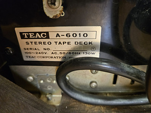 TEAC A-6010 Stereo Tape Deck (5 фото из 6)