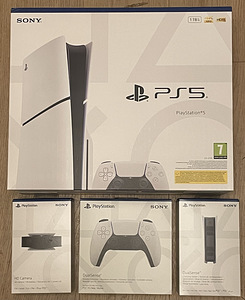 PS5 Playstation, Disk, 4K, 1TB + Camera + 2x pult + Dokk (1 фото из 2)