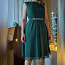 UUS Esprit темно-зеленое вечернее платье со сверкающим поясо (фото #1)