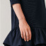 COS Хлопковое платье А-силуэта с оборками, размер XS (фото #4)