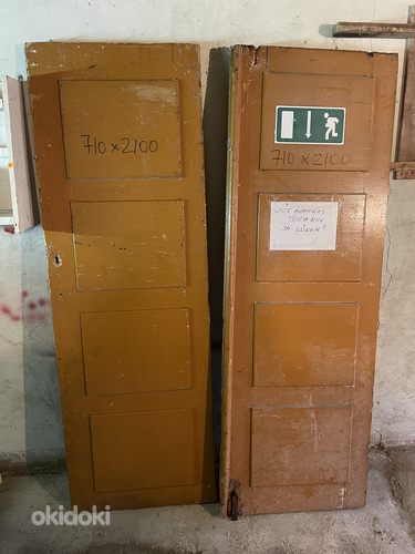 eW старинные двери, двойные двери (фото #2)