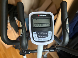 Elliptiline trenažöör HAMMER CROSSTECH XTR, valge (6 foto / 8)