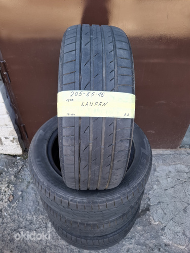 Rehvid 205-55-16, suverehvid, 4 tk, 5.5 mm.