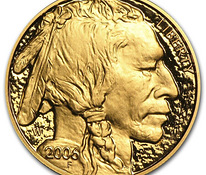 Золотая монета Американский Буйвол 1 унция 2006 года в пруфе