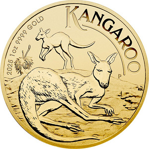 1 oz kuldmünt Kangaroo 2025 / Britannia 2023 (1 foto / 2)