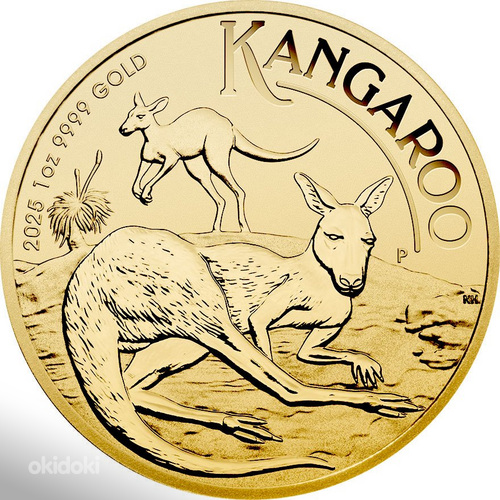 1 oz kuldmünt Kangaroo 2025 / Britannia 2023