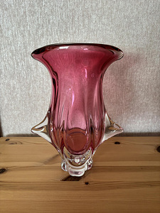 Josef Hospodka розовая ваза