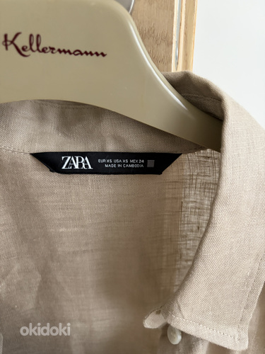 Льняная рубашка Zara
