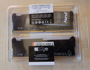 Kingston FURY Beast DDR4-3200 32GB (2x16GB) RGB mälu (uus) (3 foto / 3)