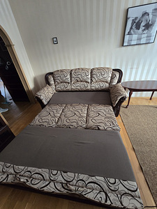 MÖÖBLI KOMPLEKT DIVANIVOODI + 2 TUGITOOLID + PUHV (2 foto / 5)
