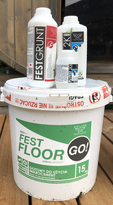 Mikrotsement materjalikomplekt 15m2 + 15m2 (6.7€/m2) (4 foto / 5)