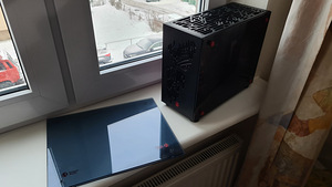 ITX Arvutikorpus Sunmilo T03 Asus ROG stiilis (3 foto / 6)