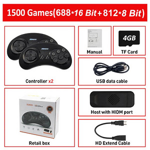 16-bit ретро консоль /приставка Sega Genesis /1500+ игр (6 фото из 7)