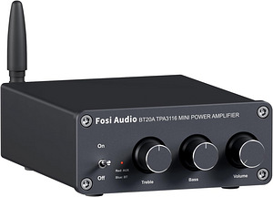 Стереоусилитель Fosi Audio BT20A с Bluetooth 5.0