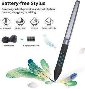 Huion Inspiroy H1060P Graafikatahvel joonistamiseks (4 foto / 7)