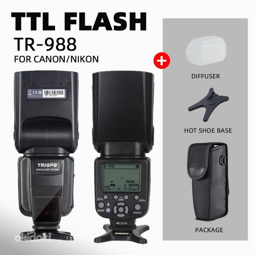 Välklamp TRIOPO TR-988 TTL HSS High Speed Sync