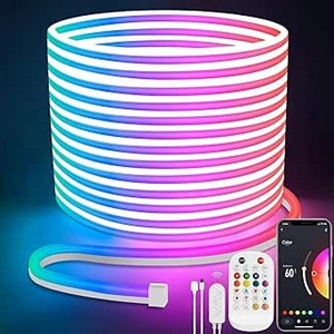 2 meetrit LED RGB neoon riba + pult (1 foto / 3)