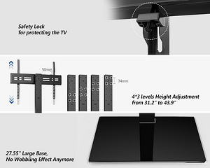 FITUEYES Universaalne TV alus (50–85”) /VESA (6 foto / 7)