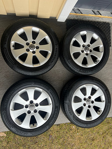 Оригинальные литые диски Opel Insignia 17” (5x120) + летние (1 фото из 3)