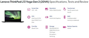 Lenovo ThinkPad L13 Yoga Gen 2 (20VK) touch (2 foto / 5)
