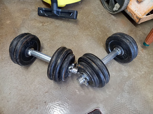 Kang 80kg + hantlid 15+15kg (3 foto / 3)