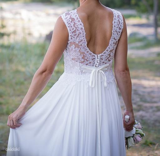 Свадебное платье р.XS-S (фото #2)