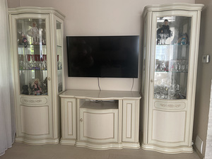Vitriinkapp Torriani Day Avorio (2 tk) + TV alus (1 foto / 1)