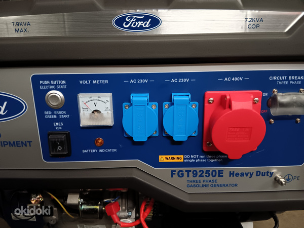 Uus generaator Ford GT9250E, 7900W, 1a garantii (foto #6)