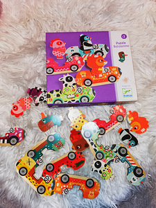 Puidust puzzle, vähekasutatud (1 foto / 1)
