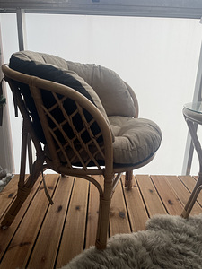 Aiamööbel diivan + 2 tooli (3 foto / 4)